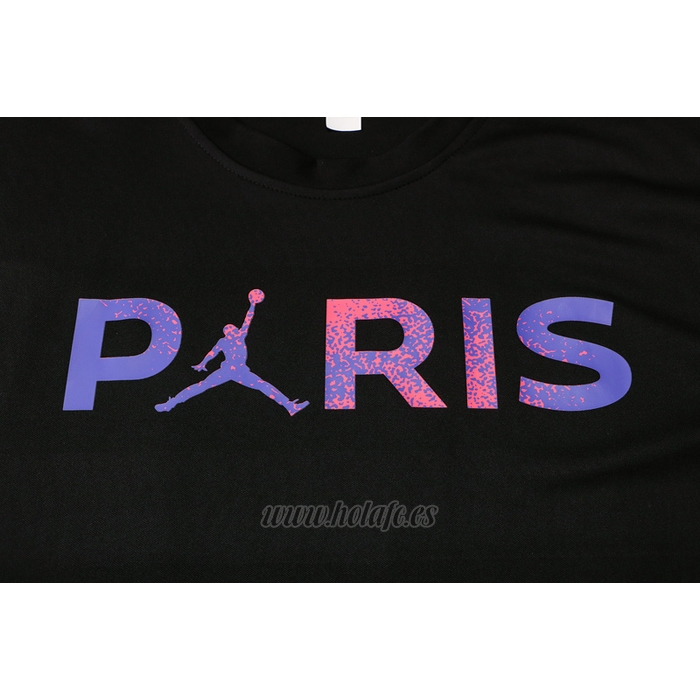 Chandal del Paris Saint-Germain Jordan Manga Corta 2021-2022 Negro